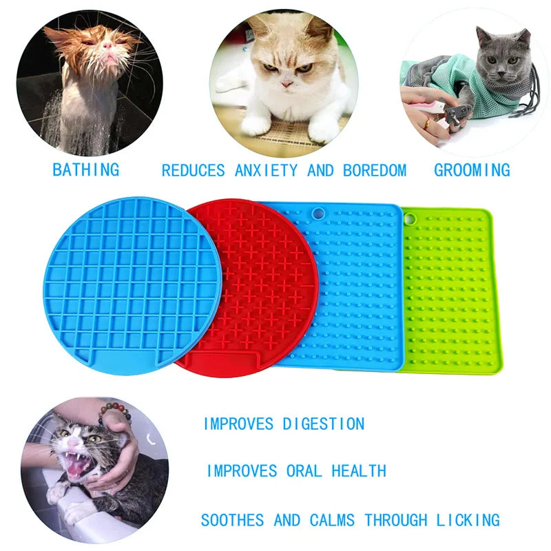 Pawsome Calming Lick Mat (Anti-Anxiety Pet Feeder)